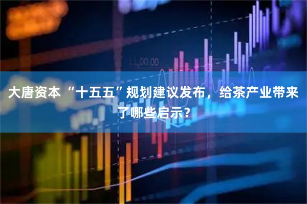 大唐资本 “十五五”规划建议发布，给茶产业带来了哪些启示？