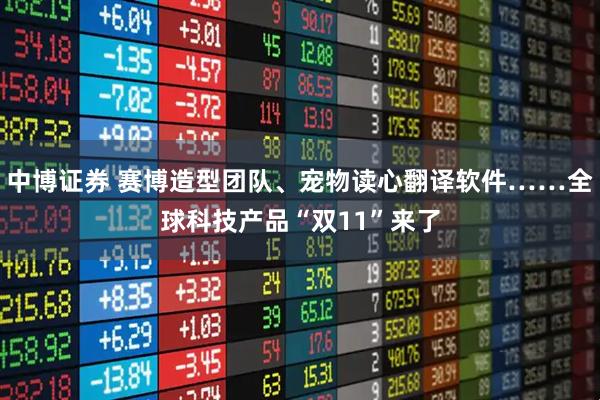 中博证券 赛博造型团队、宠物读心翻译软件……全球科技产品“双11”来了