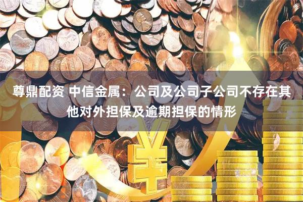 尊鼎配资 中信金属：公司及公司子公司不存在其他对外担保及逾期担保的情形